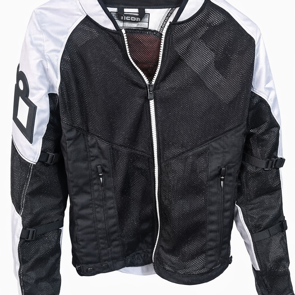 ICON Men's Black and White Performance Jacket